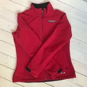 Spyder XTL 10,000 Ladies size 10 Red Full Zip Ski Jacket Winter